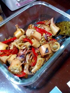 Foto resep Tumis cumi asin pedasss