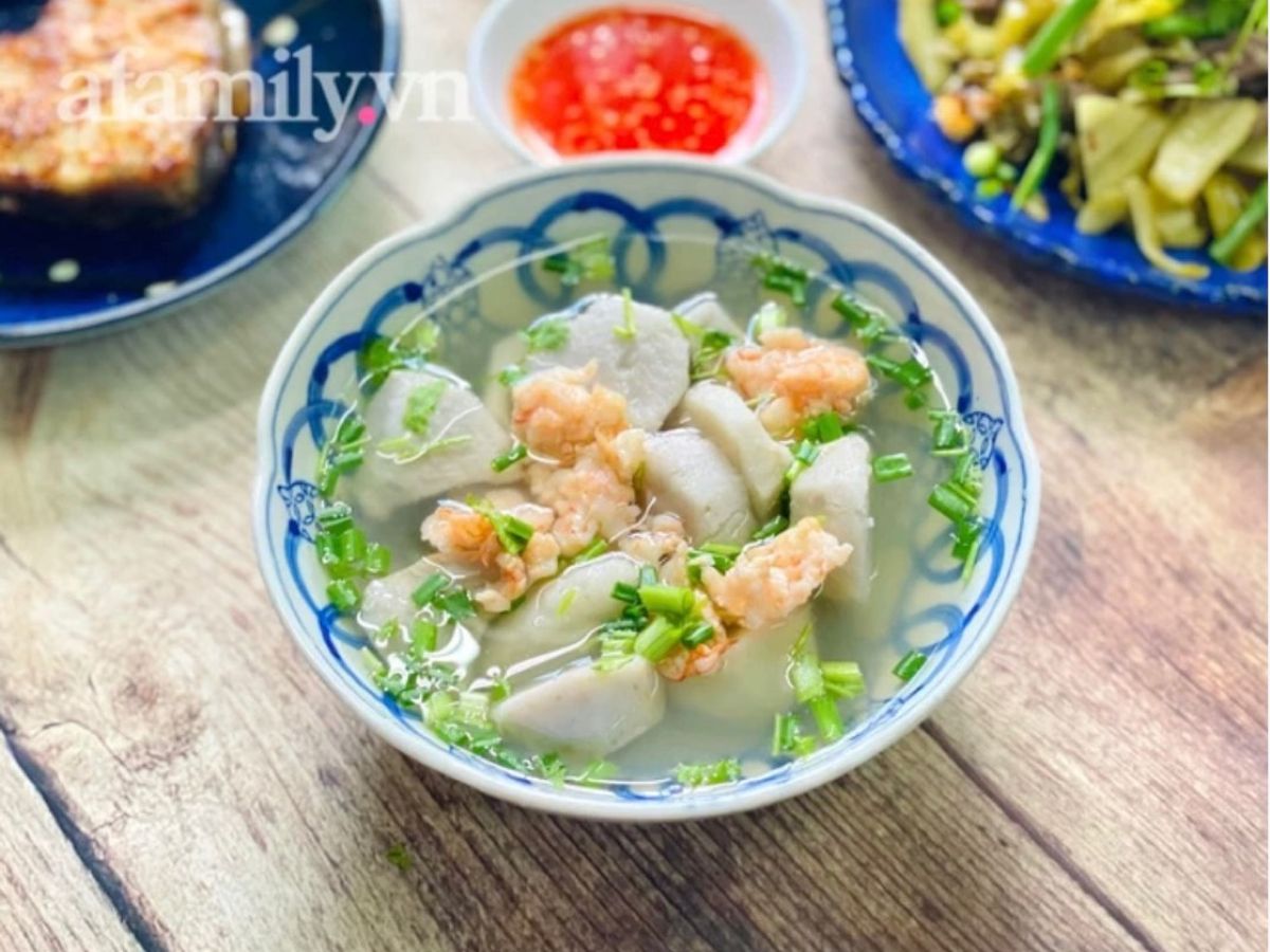 Canh Khoai Sọ Nấu Tôm