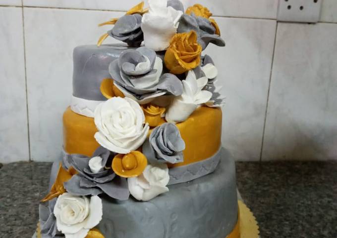 Wedding fondant Cake