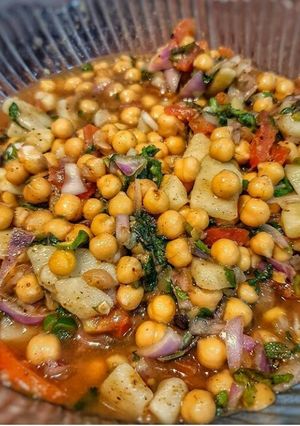 A picture of Chana chat #CookpadApp.