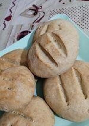 Una foto de Pancitos con harina para pizza 🍞🥖