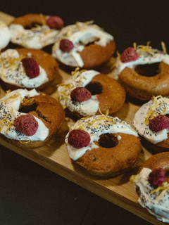 Una foto de Donuts de zanahoria