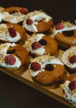 Una foto de Donuts de zanahoria