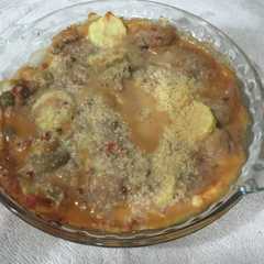 Una foto de Atún con zucchini 