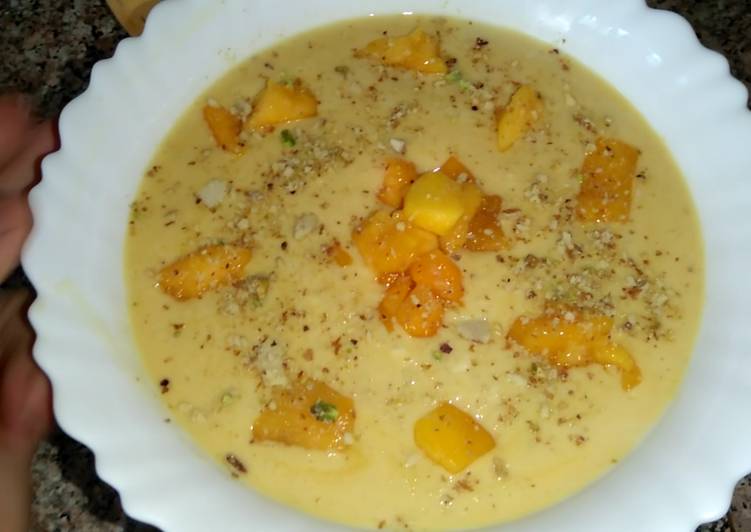 Recipe of Any-night-of-the-week #mango rice kheer