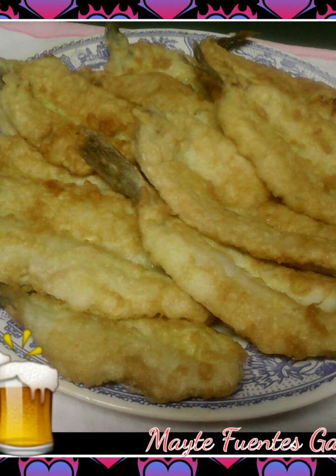 Una foto de Parrochas a la romana (sardina pequeña)