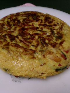 Una foto de Tortilla de verduras
