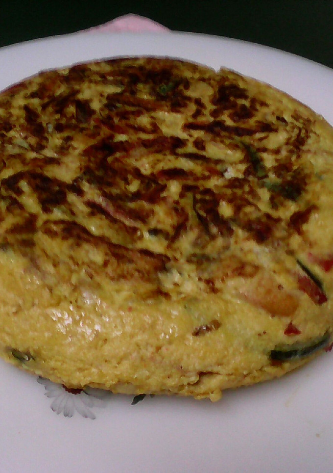 Una foto de Tortilla de verduras