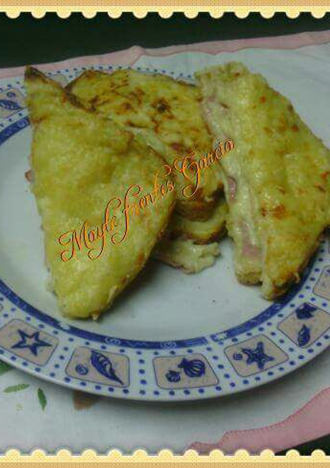 Una foto de Sandwich croque-monsieur