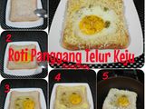 Roti Panggang Telur Keju