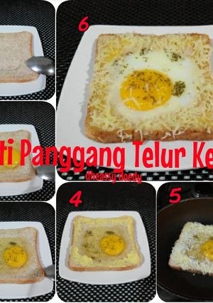 Foto resep Roti Panggang Telur Keju
