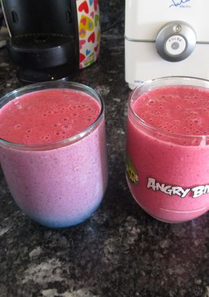 Una foto de Smoothie de frutos rojos