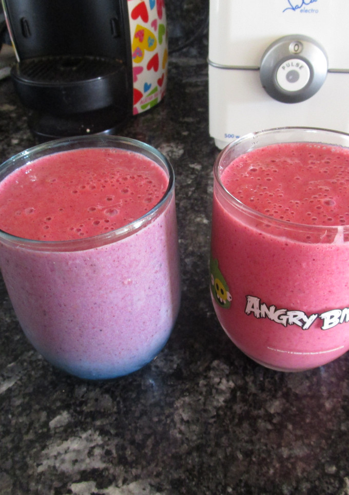 Una foto de Smoothie de frutos rojos