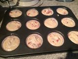 Muffins de frutos rojos