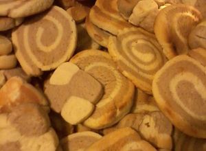 Una foto de Galletas bicolor