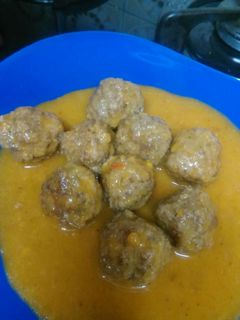 Una foto de Albondigas de ternera en salsa Sin Gluten