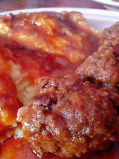 Una foto de Albóndigas con salsa