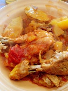 Una foto de Pollo a la cacerola
