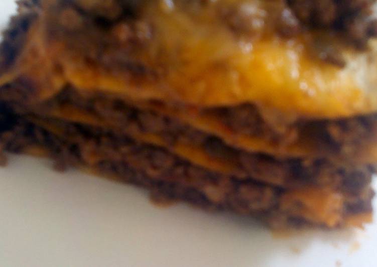 Recipe of Super Quick Homemade Major&#39;s Taco Pie