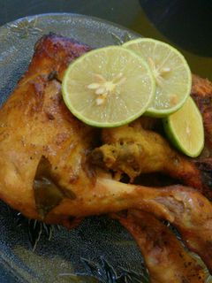 Foto resep ayam bakar santan