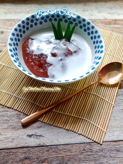 Foto resep Bubur Sagu saus Santan