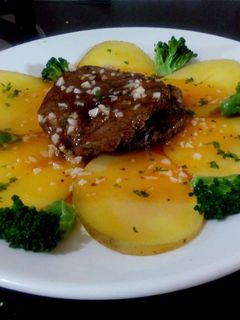 Foto resep Original Beef Steak with BBQ Sauce