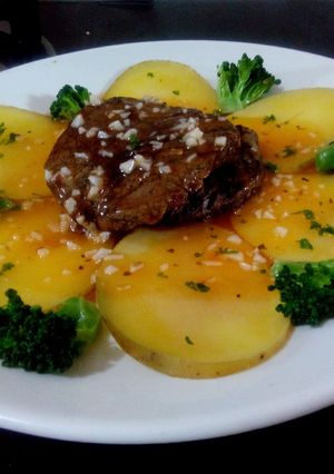 Foto resep Original Beef Steak with BBQ Sauce