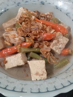 Foto resep Brongkos Tahu Buncis Sederhana