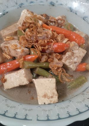 Foto resep Brongkos Tahu Buncis Sederhana