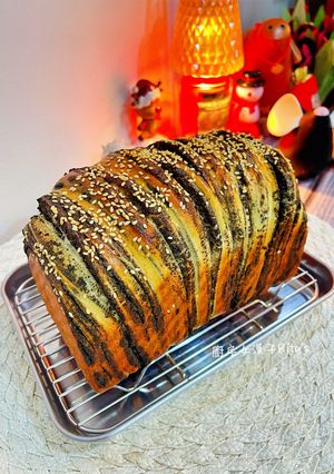 黑芝麻吐司 的食譜成品照片