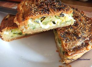 Foto di Focaccia matta con zucchine e Asiago