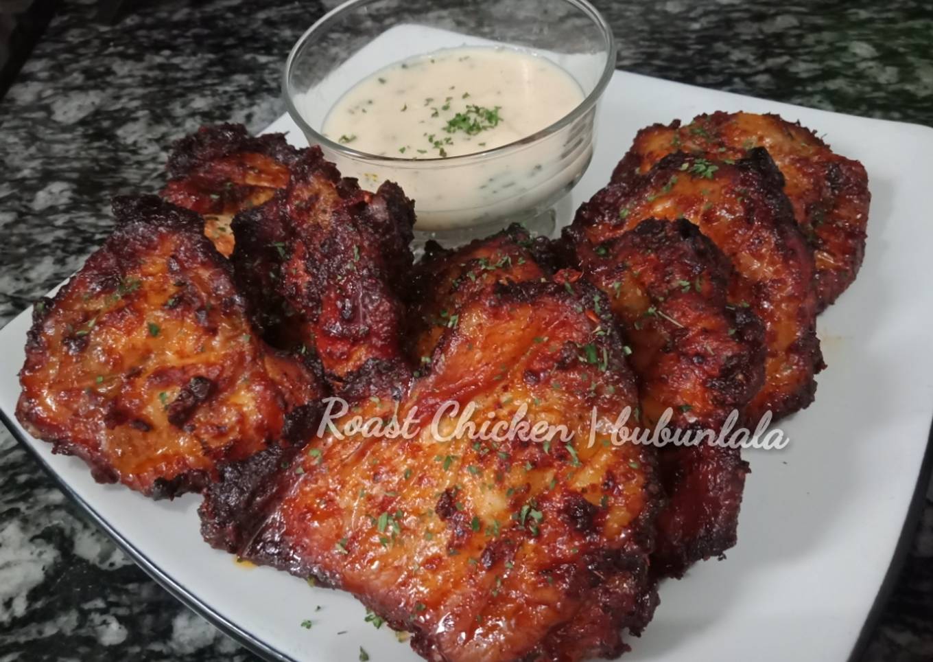 Roast Chicken saus keju
