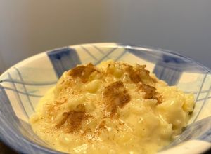 Una foto de Arroz con leche condensada