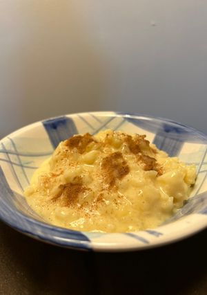 Una foto de Arroz con leche condensada