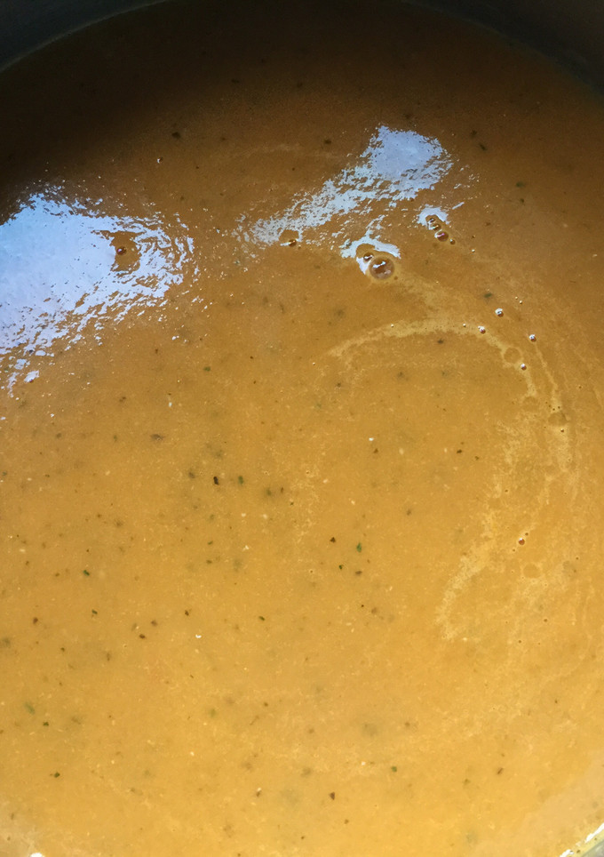 Una foto de Sopa de tomate