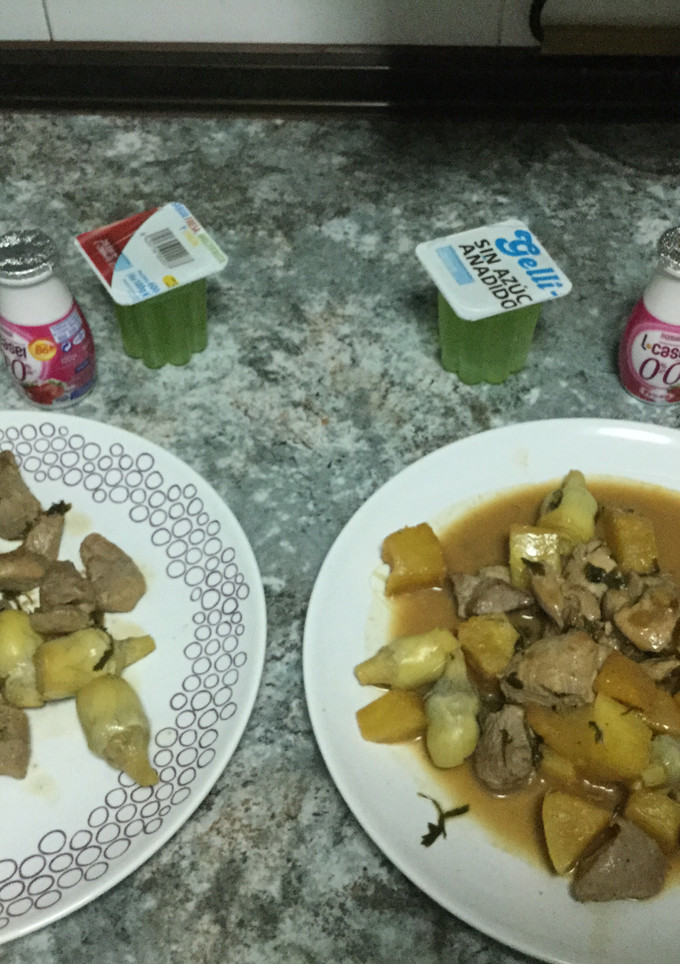 Una foto de Pollo a la piña en salsa de soja
