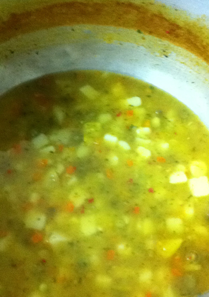 Una foto de Sopa de verduras