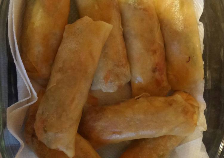 Cara Gampang Membuat Spring rolls, Lezat Sekali