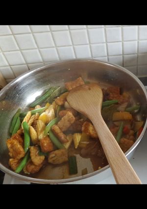 Foto resep Oseng Campur-campur (Buncis,tempe, jagung muda,tempe)