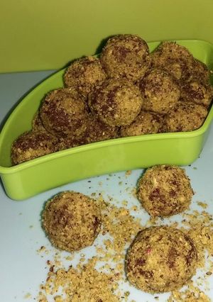 صورة لوصفة كرات الكيك بالشوكولاته
