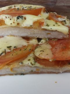 Una foto de Matambre de cerdo a la pizza