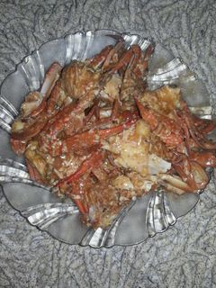 Foto resep RAJUNGAN saos telor..