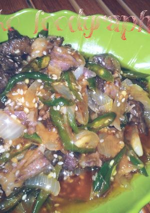 Foto resep Beef Teriyaki Asam Manis