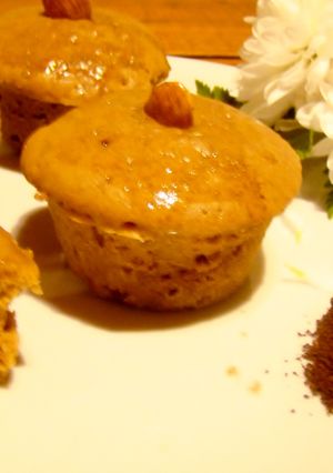 Una foto de Muffins de Café y Almendras en 3 minutos