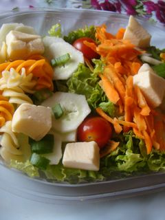 Una foto de Ensalada proteica