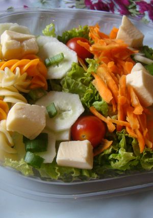 Una foto de Ensalada proteica
