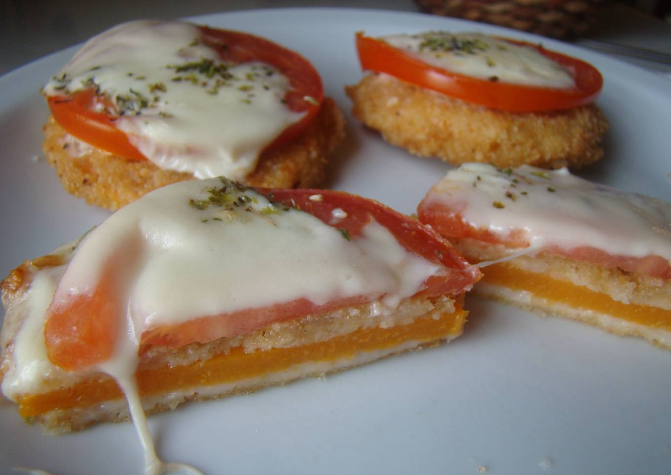 Milanesas de Calabaza a la Napolitana