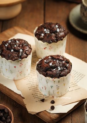 Foto resep Muffin Cokelat Gluten Free
