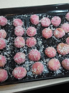Foto resep Klepon merah jambu 