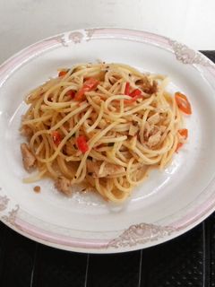 Foto resep Chicken Aglio Olio